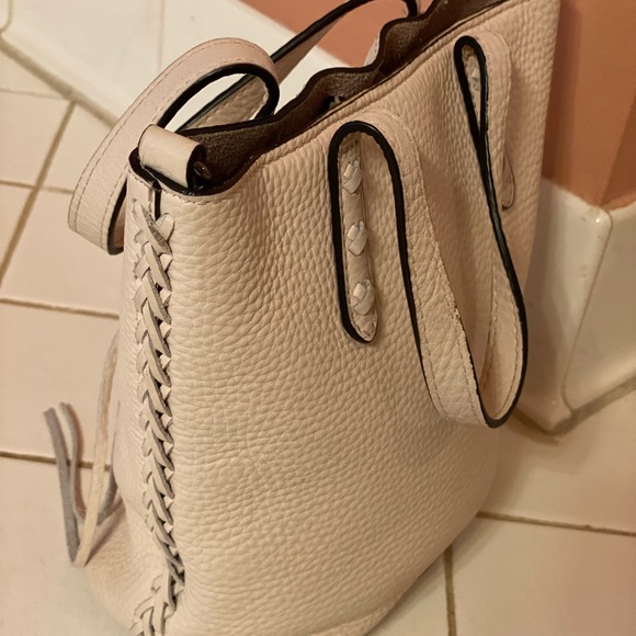 Cream Light Pink Rebecca Minkoff Mini Tote - Picture 2 of 6